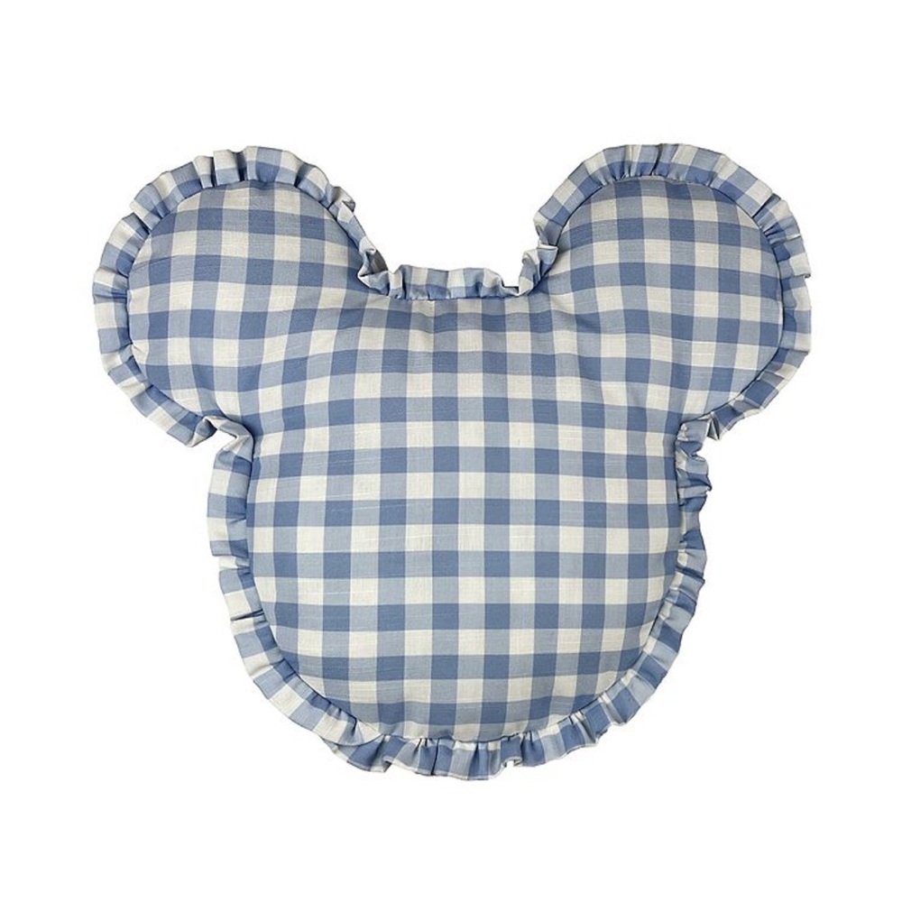 Mickey gingham pillow set